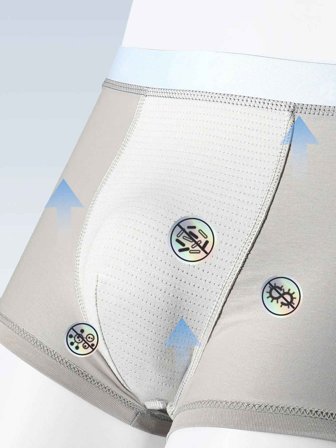 Herrenunterwäsche, Herren-Trend-Persönlichkeit, bequeme Baumwoll-Boxershorts, Sommer, dünne Trend-Sport-Boxershorts für Jungen