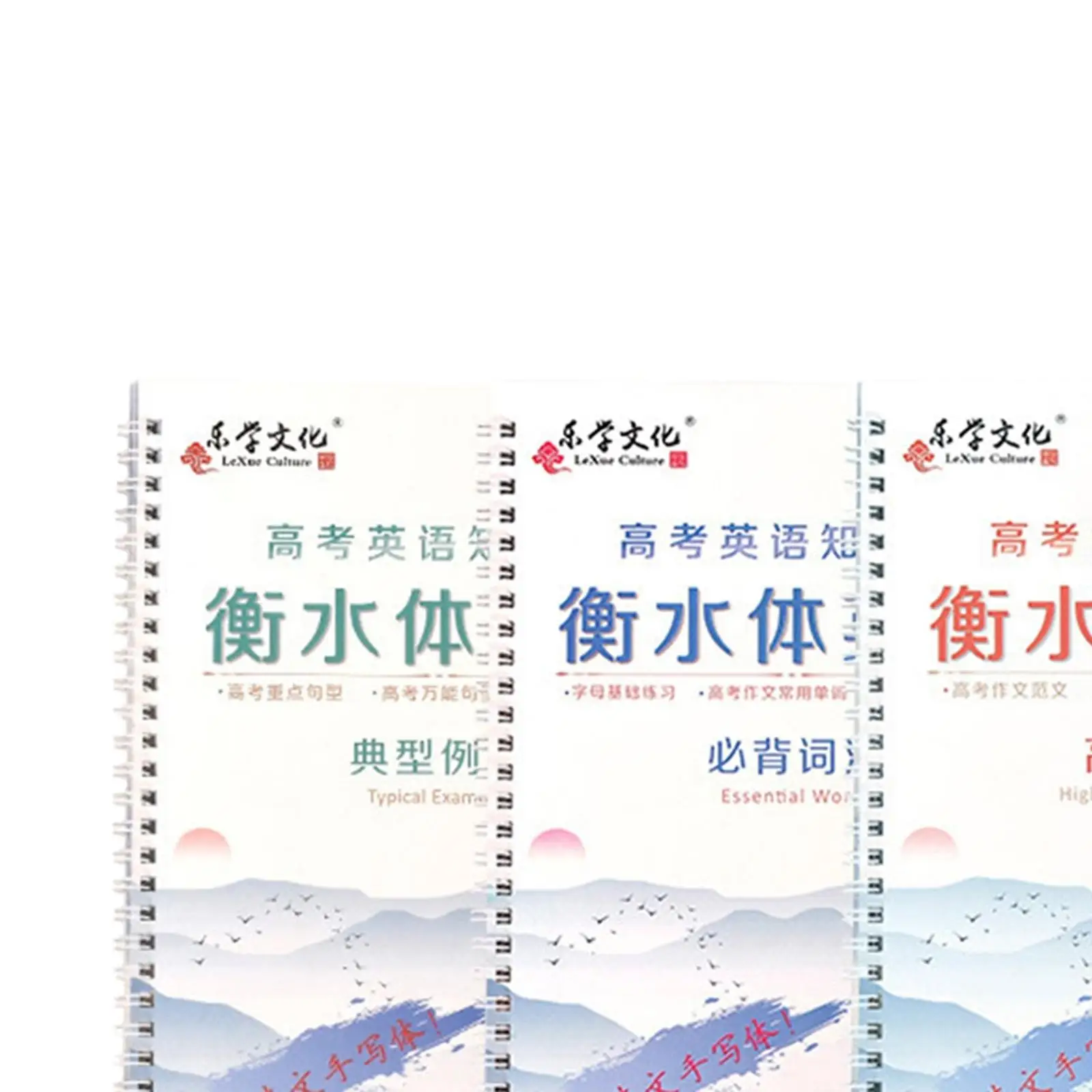 3 Pieces Practice Calligraphy Copybook Educational Grooved Handwriting Book