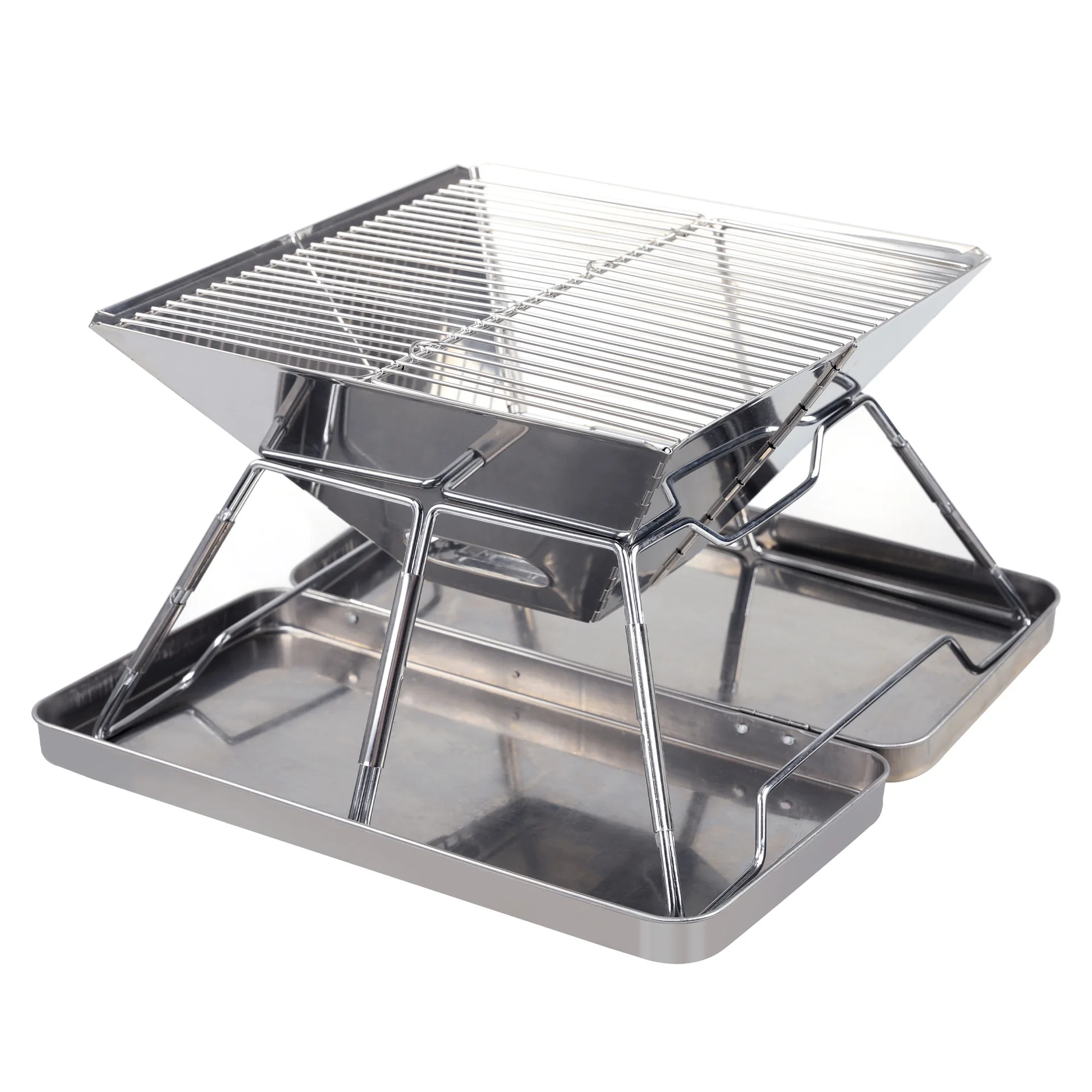 

Outdoor barbecue grill Portable folding barbecue grill Stainless steel BBQ grill