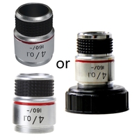 4X 10X 40X 100X Microscope Objective Lens Achromatic Microscope Parts Microscope Dropship