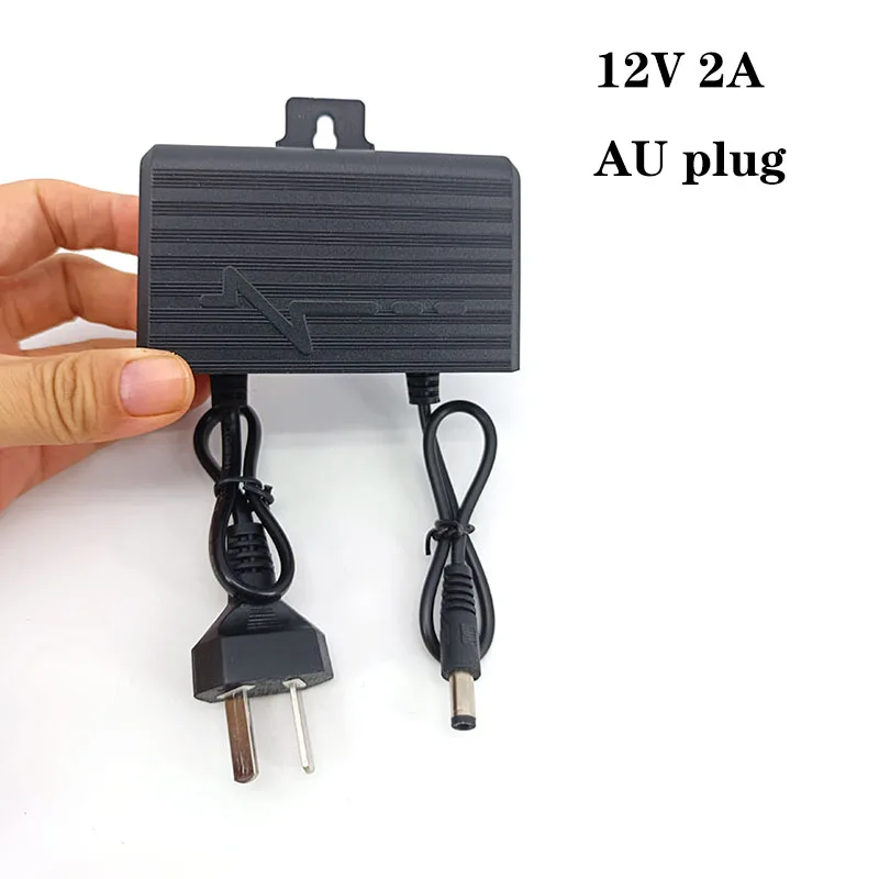 DC 12V 2A AU Power supply 2000ma outdoor Waterproof  24w Adapter For Australia new Zealand led strip CCTV Cameras AHD NVR AC