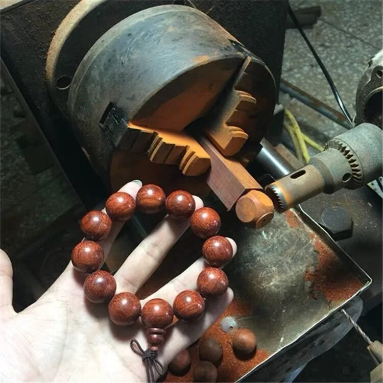 High Quality Natural Hand String Men's Literature Hand String Buddha Beads Hand String Hainan Huanghua Pear Hand String Indian