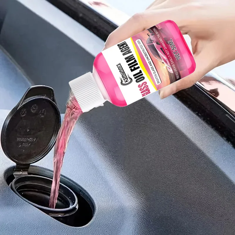 Concentrated Car Glass Coating Waterproof Windshield Wiper Fluid, Keeps Surfaces Smooth, Rainproof, and Anti-Fog Without Streaks