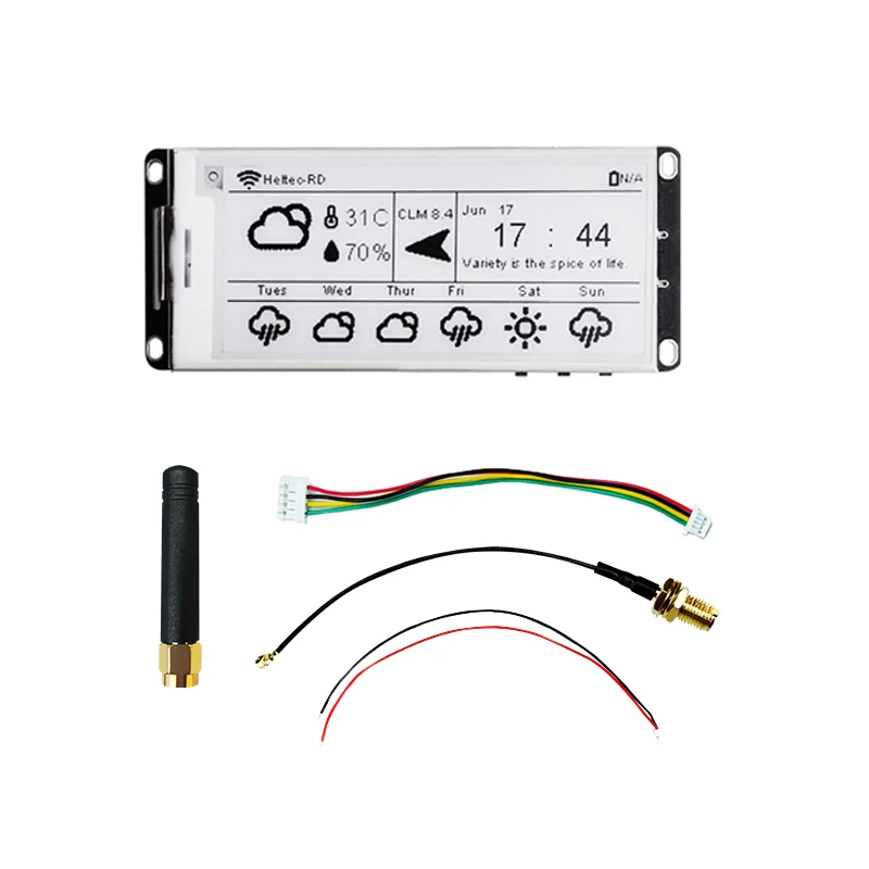 Heltec Meshtastic ESP32 LoRa DevBoard pantalla de papel electrónico de tinta electrónica de 2,13/2,9 pulgadas etiqueta de estante electrónica inteligente WiFi BLE soporte Arduino