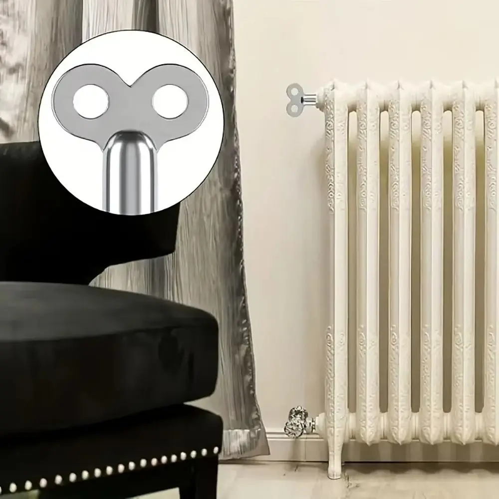 1/5 قطعة دائم سبائك الزنك مفتاح صمام العادم 5 × 5 مللي متر مربع الفضة سخان العادم مفتاح صمام وجع المبرد ملحق