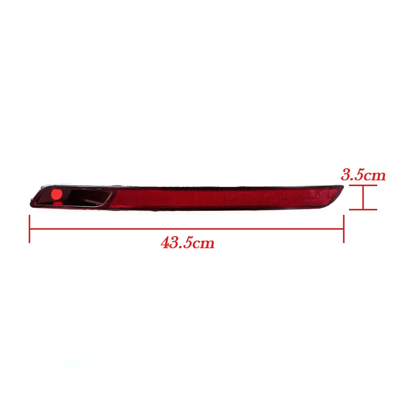 5C5945701 5C5945702 Rear Bumper Reflector Lamp For VW Volkswagen Beetle 2016-2019 Rear Bumper Reflective Strip without bulb