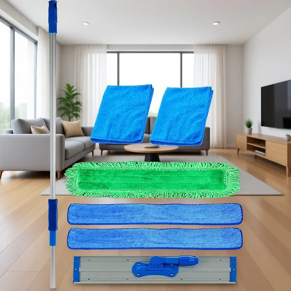 

Набор для уборки пола из микрофибры 36 дюймов, сверхпрочный, с ручкой