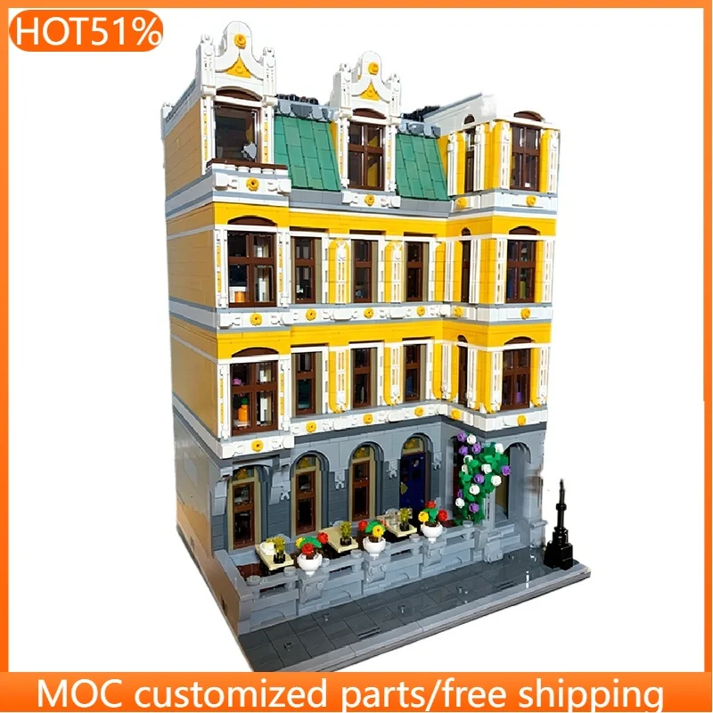 5727 ELEMENTÓW Personalizowana Restauracja MOC Modułowe Klocki Edukacyjne Kreatywne Projektowanie DIY Zabawka dla Chłopca Prezent na Boże Narodzenie