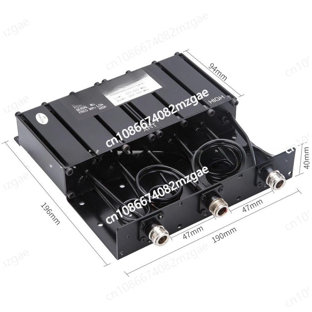 50 واط VHF دوبلكس N-head مكرر دوبلكس لتقوم بها بنفسك صندوق مرحل جهاز الاتصال اللاسلكي تردد ثابت #3