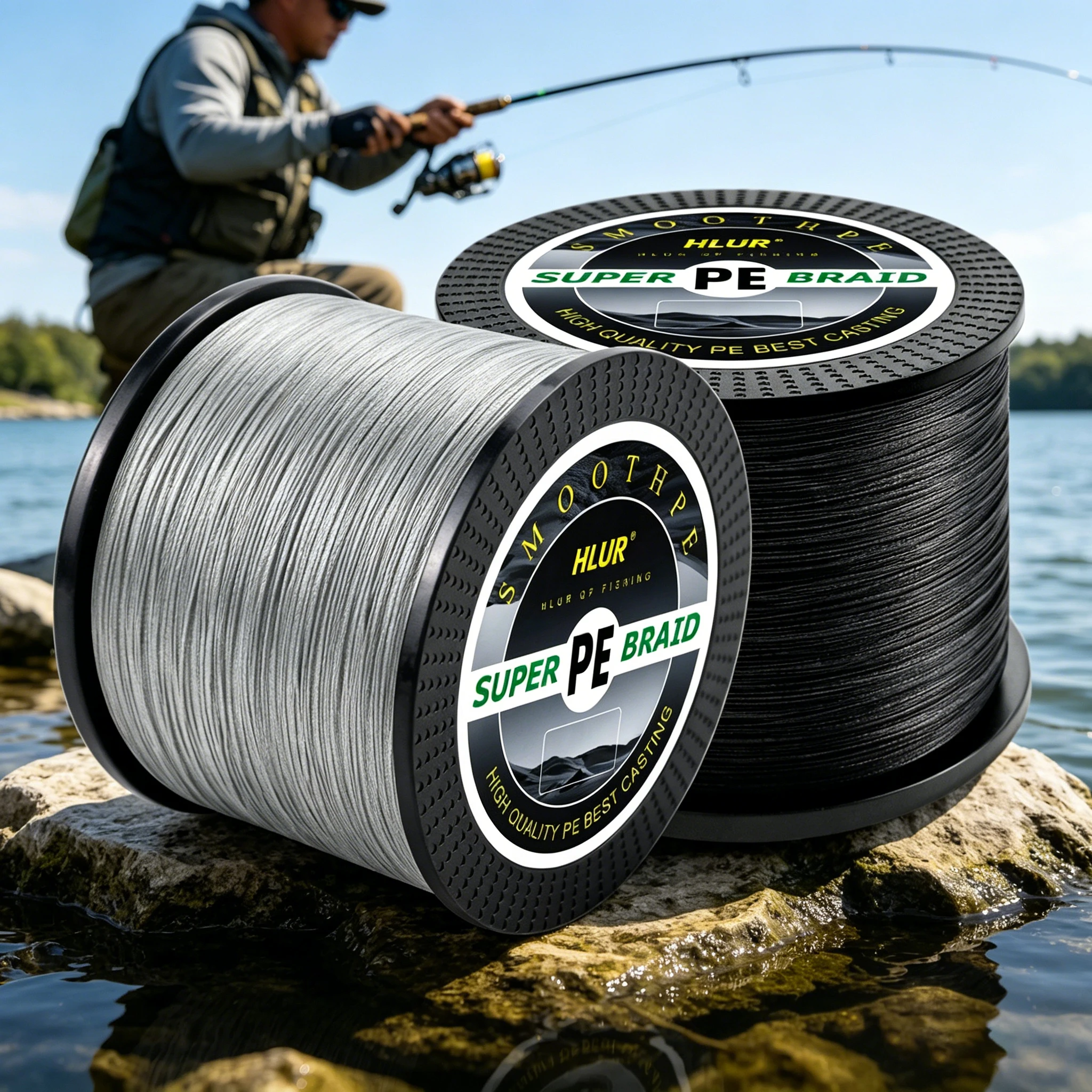 X4 PE Fishing Main Line 500m 1000m Luya PE Fishing Line Dali Ma Fishing Special Line Wear Resistant and Anti Bite Fishing Line