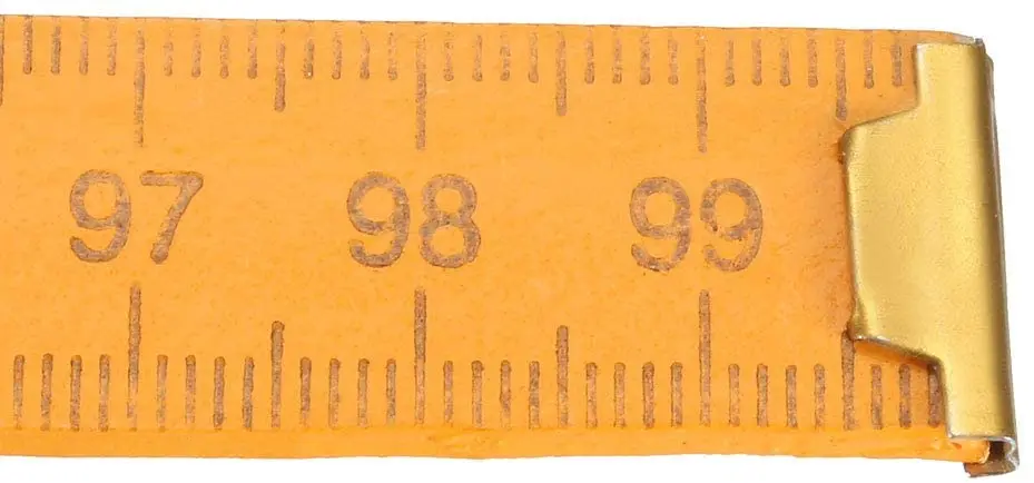 Righello pieghevole in legno da carpentiere portatile da 100 cm/39 pollici