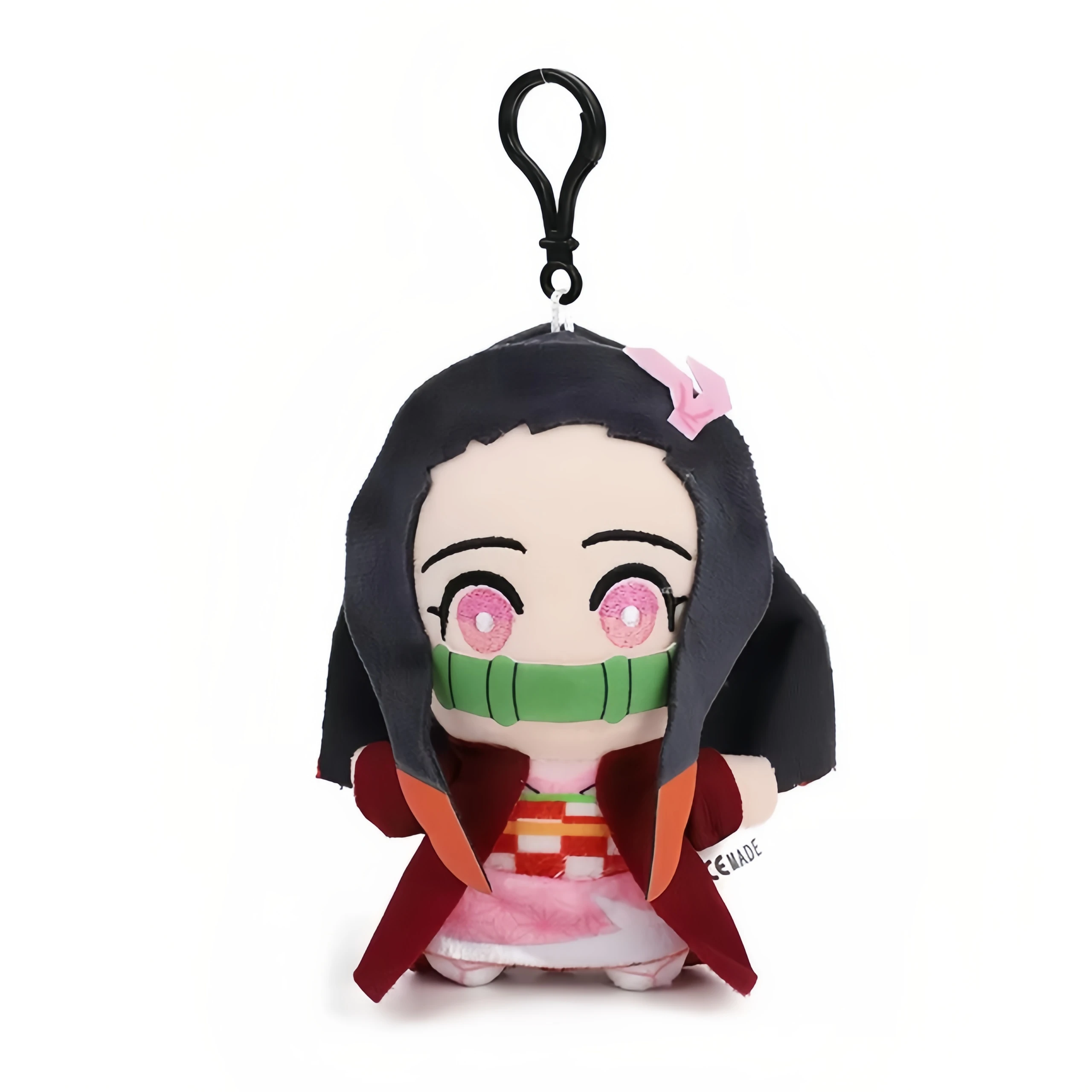 15-25cm Demon Slayer Cartoon Plush Toys Ghost Slayer Keychain Kamado Tanjirou Kamado Nezuko Kochou Figure Stuffed Doll Child Gif