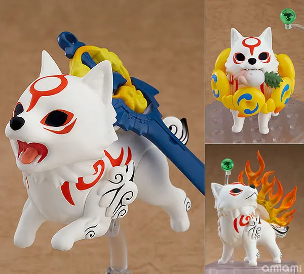 100% Original NO.1365 DX Okami Amaterasu DX Ver. In Stock Anime Action Collection Figures Model Toys