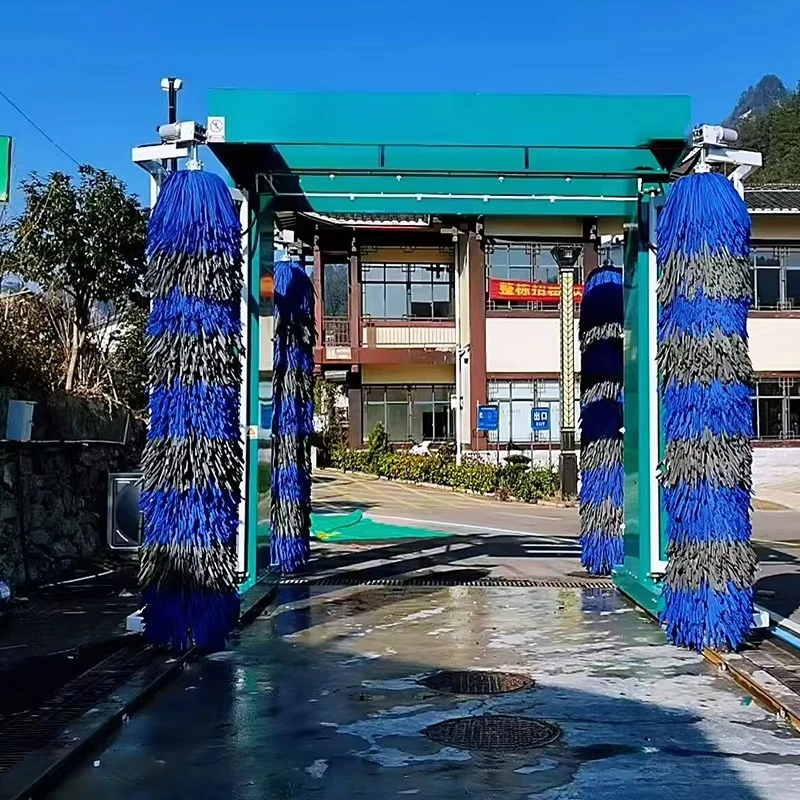 Customized Industrial Grade Automatic Bus Washing Machine 6 Brushes High Pressure Gantry Truck Car Wash Machine for Sale