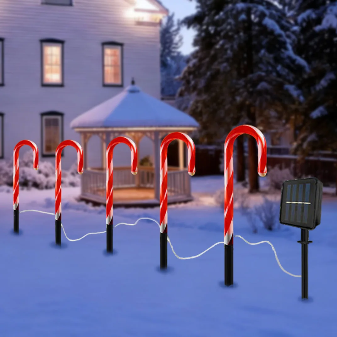 

Solar Cane Light LED Waterproof Battery Lawn Christmas Decoration Light