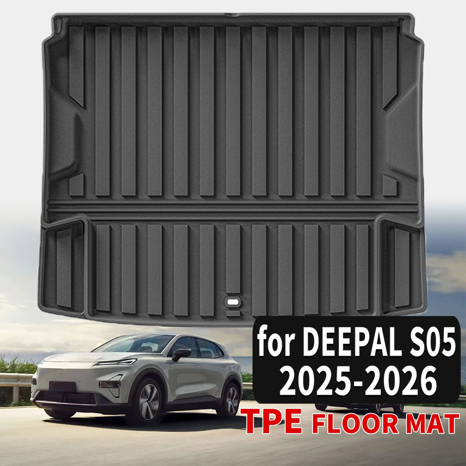 for CHANGAN DEEPAL S05 2025 2026 LHD RHD Eco-Friendly TPE Trunk Mat &Seat Back Odorless Non-Toxic Custom Fit Car Accessories