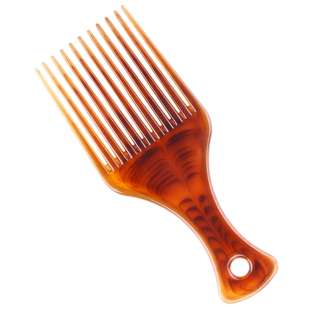 

2pcs Styling Mini Portable Plastic Hair Salon Comb For Thick Curly Straight Hair Travel Home Hotel Use Comb With Handle