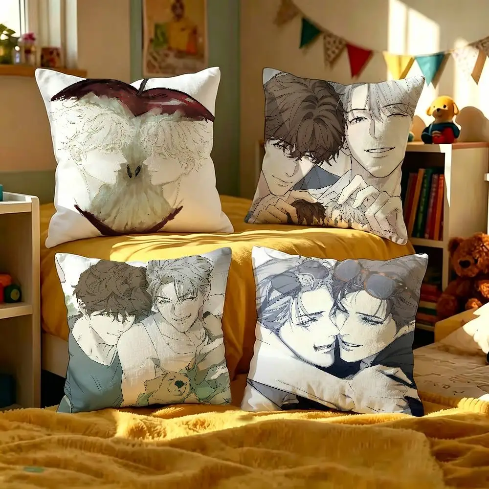 Nerd Project Bl Anime Personalized picture text home decorative pillows Household Gifts 45x45cm