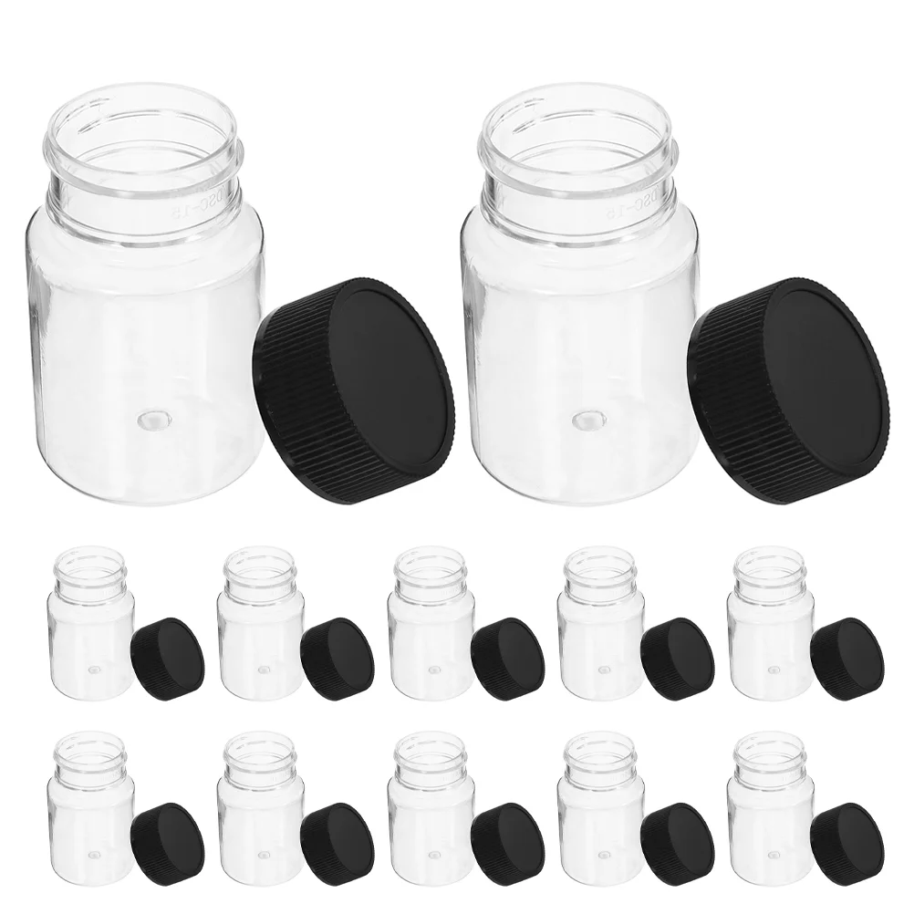 

Sampling Bottle Oil Sample with Cover Black The Pet Reagent Sealing Bottles Caps