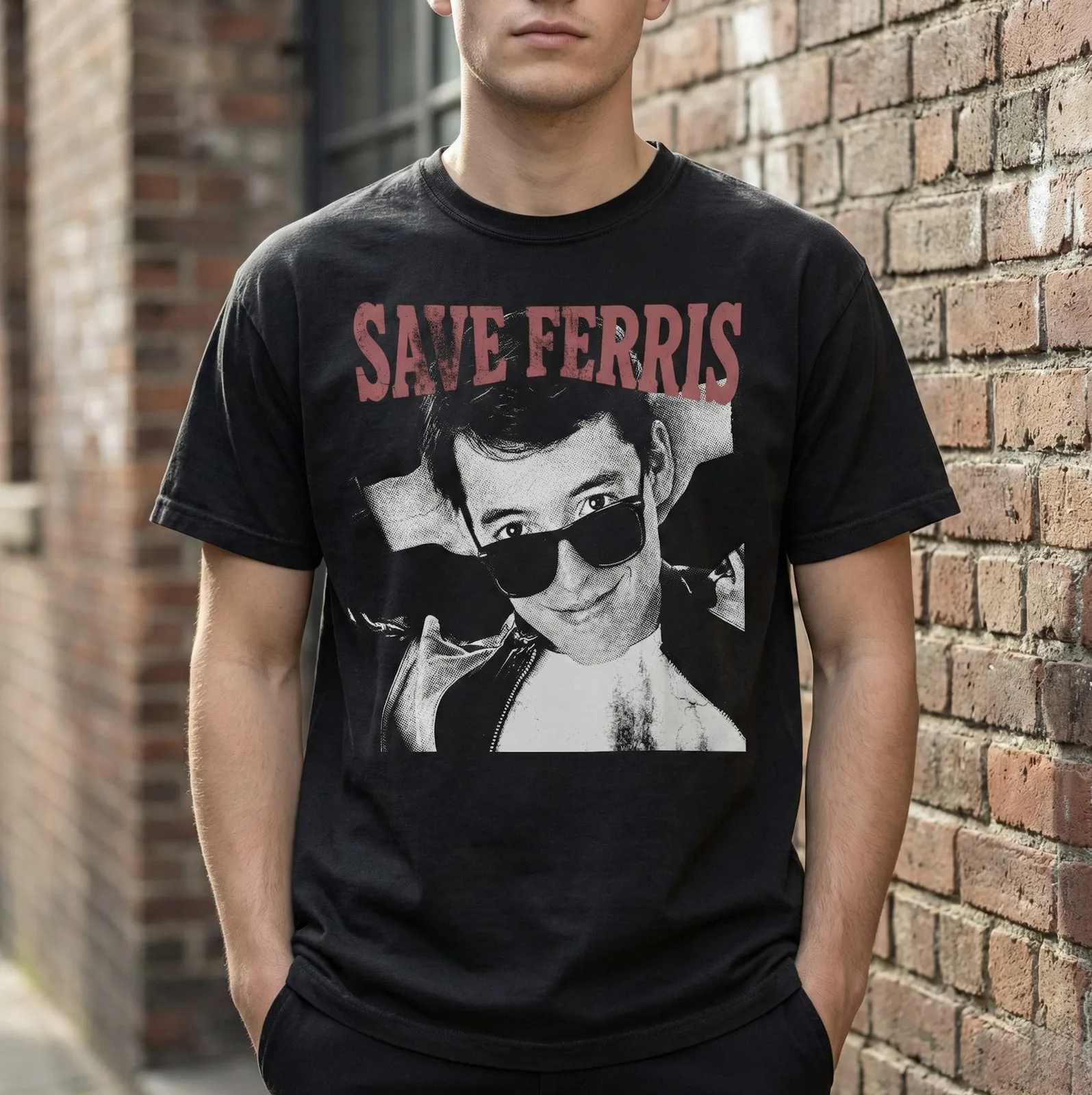 Ferris Bueller's Day Off Shirt Save Ferris Vintage 80s Movie Tee Abe Froman Gift