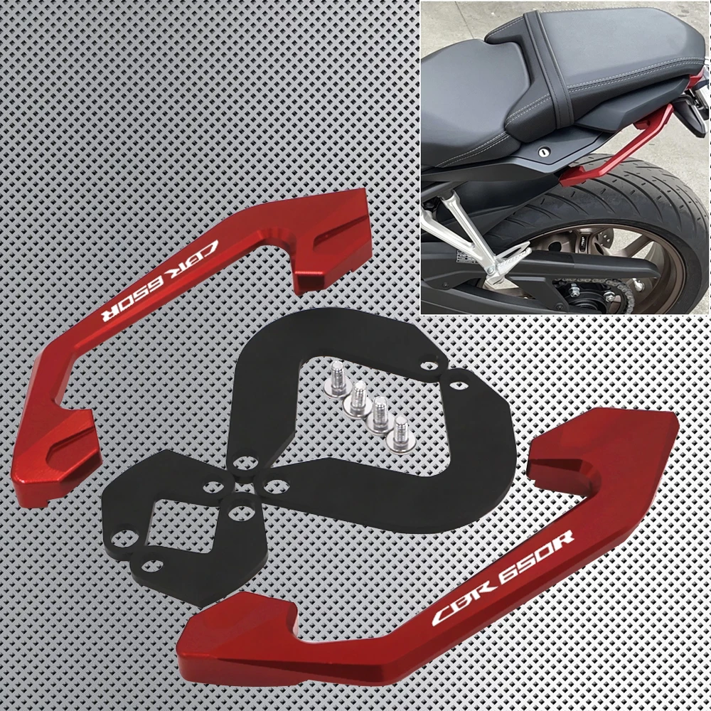 RiderJacky® For HONDA CB650R & CBR650R 2019-2020 Motorcycle Rear Passenger Pillion Seat Grab Handle Bar Hand Rail Armrest