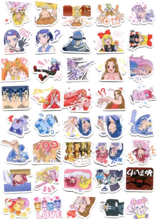 40pcs Go！PRINCESS 2-3cm diy cute STICKER Z505