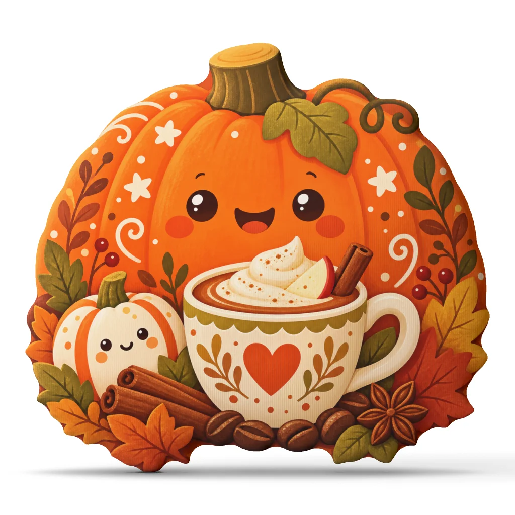 Cute Smiling Pumpkin Shaped Pillow Cushion Irregular Stuffed Throw Pillows for Sofa Home Decoration Gift