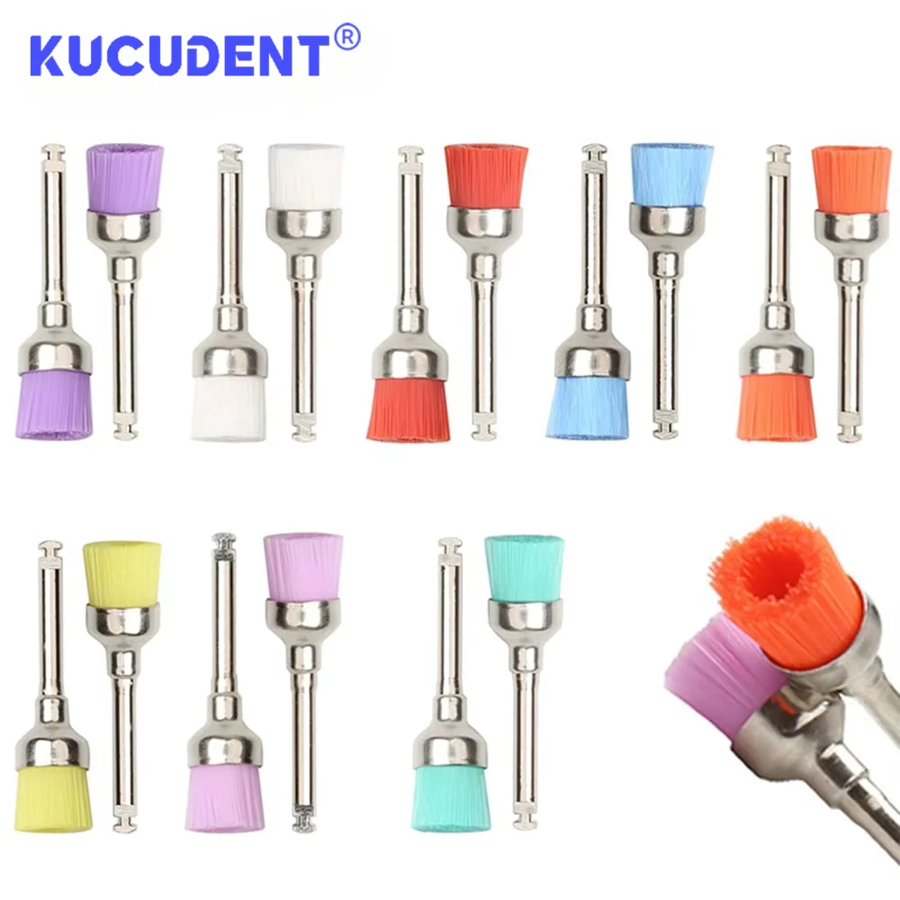 50 قطعة المتاح الأسنان الملمع النايلون الخشن فرشاة تلميع الملمع كأس Prophy فرش لإزالة البقع وأدوات تلميع #3