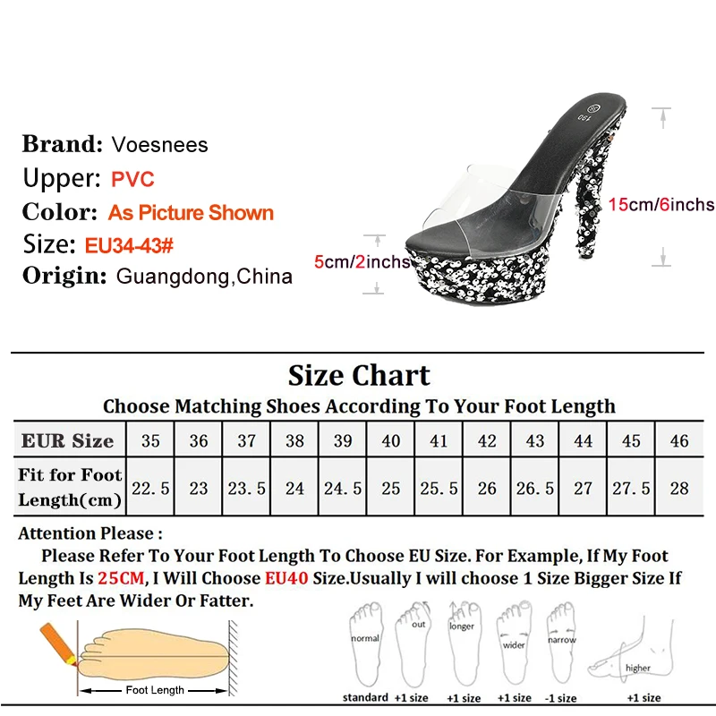 2024 nowe seksowne pcv przezroczyste kapcie damskie sandały Model wydajność błyszczące cekinowe buty impreza w klubie nocnym platformy obcasy muły
