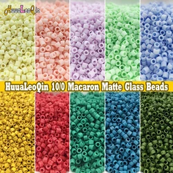 365pcs 2mm Japan Matte Color Glass Beads 10/0 Frosted Loose Spacer Seed Beads for Jewelry Making DIY Charms Sewing Accessories