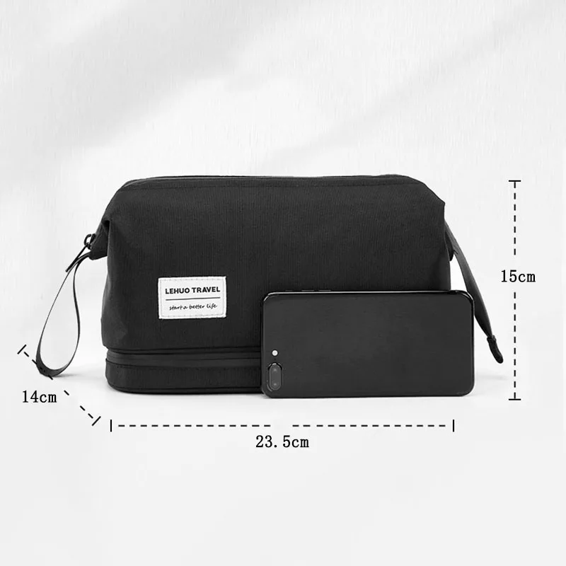 New Men Business Portable Storage Wash Bag Toiletry Organizer Women Travel Cosmetic Bag Waterproof Multifunction Makeup Case