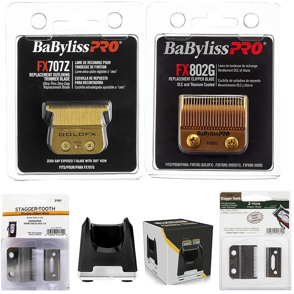 Professional Replacement Blades For BaByIissPRO FX707 FX802&Cordless 8148 Magic Clip Hair Clipper &Detailer Trimmer