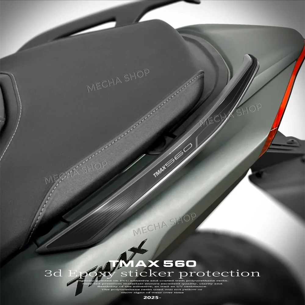

Handles stickers For TMAX 560 2025 2026 3D Resin Decal Kit Passenger Hand Guard Sticker