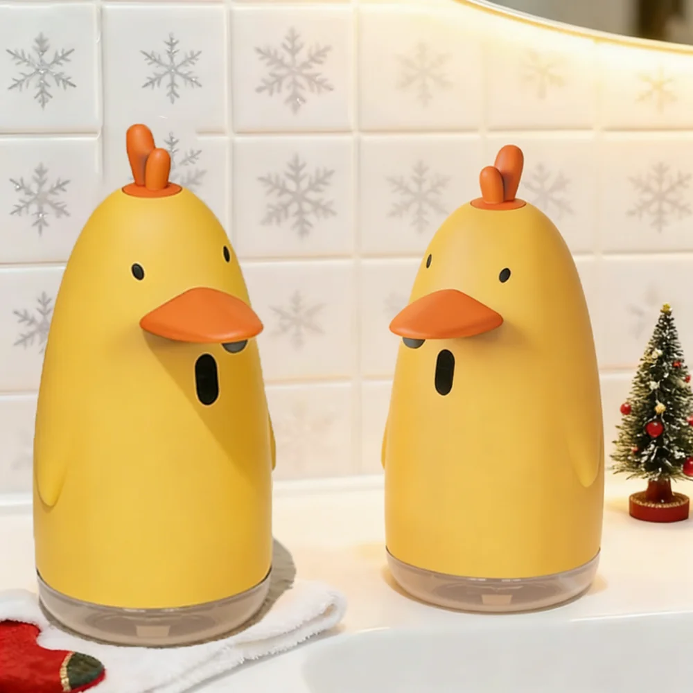 

Милый мультяшный детский дозатор жидкого мыла для рук, автоматический дозатор пенного мыла, Рождественский декор для столешницы, ванной комнаты, кухни