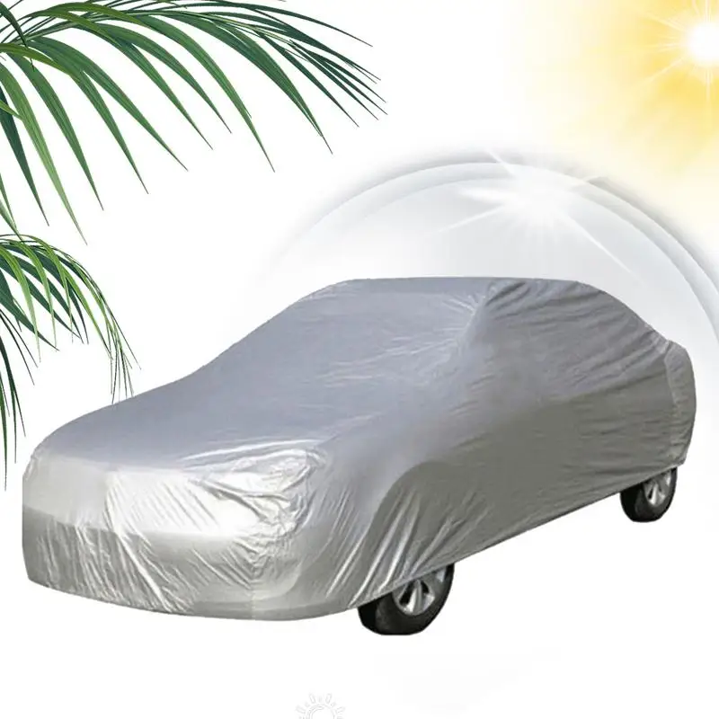 All Weather Car Covers Indoor Outdoor Rain Sun UV Protection Car Protective Covers Car Coversx Fit Sedan Hatchback SUV