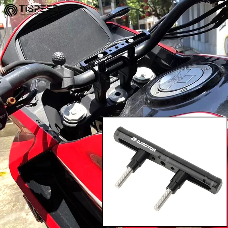 For QJMOTO QJ SRT 800 800X 800SX SRT 800 700 600 550 Motorcycle CNC Handlebar Generation of Hand Multifunction Styling Cross Bar