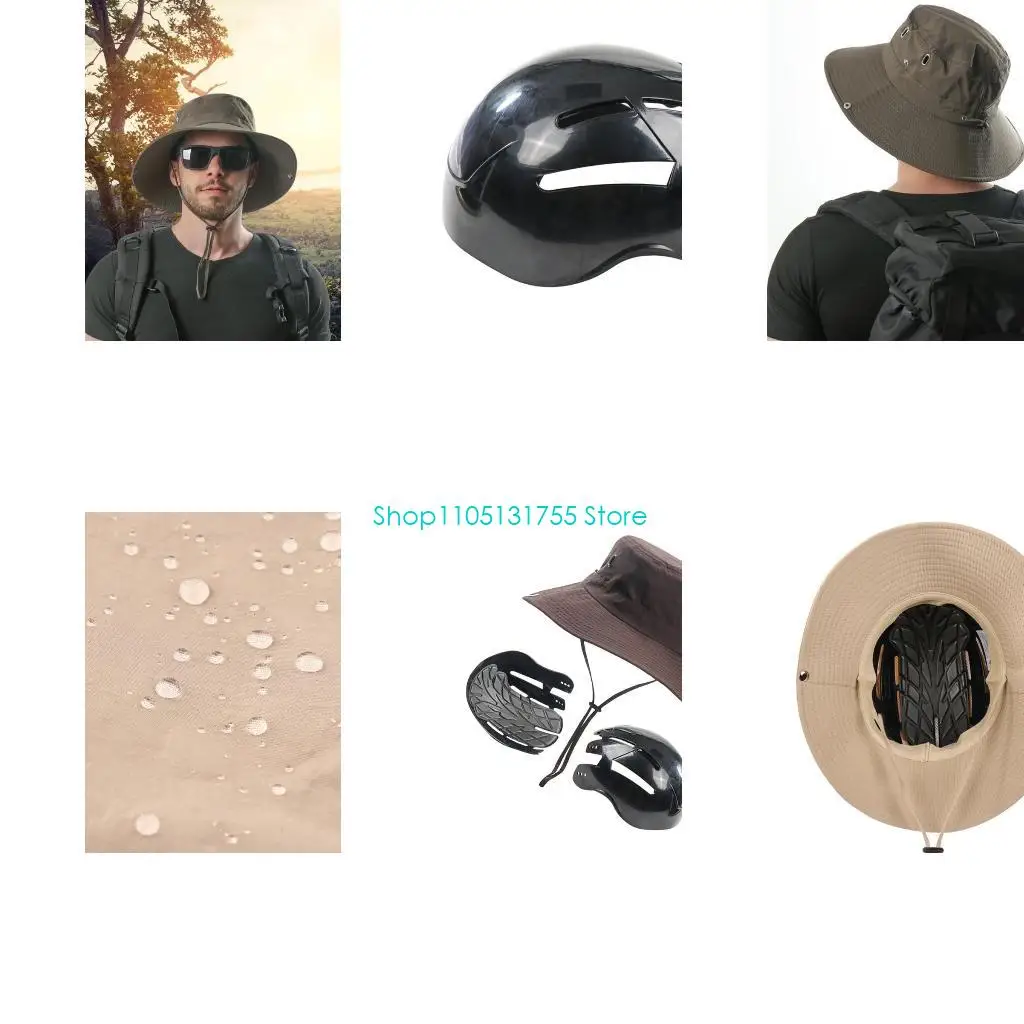 

K0EF Oversized Sun Hat Folded Sunshades Cover Hat Permeable Multifunctional Hat