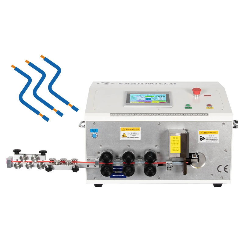 EW-08D 2D آلة تجريد وتجريد الأسلاك الكهربائية 1.5-35mm2 كابل آلات الانحناء الأوتوماتيكية بالكامل