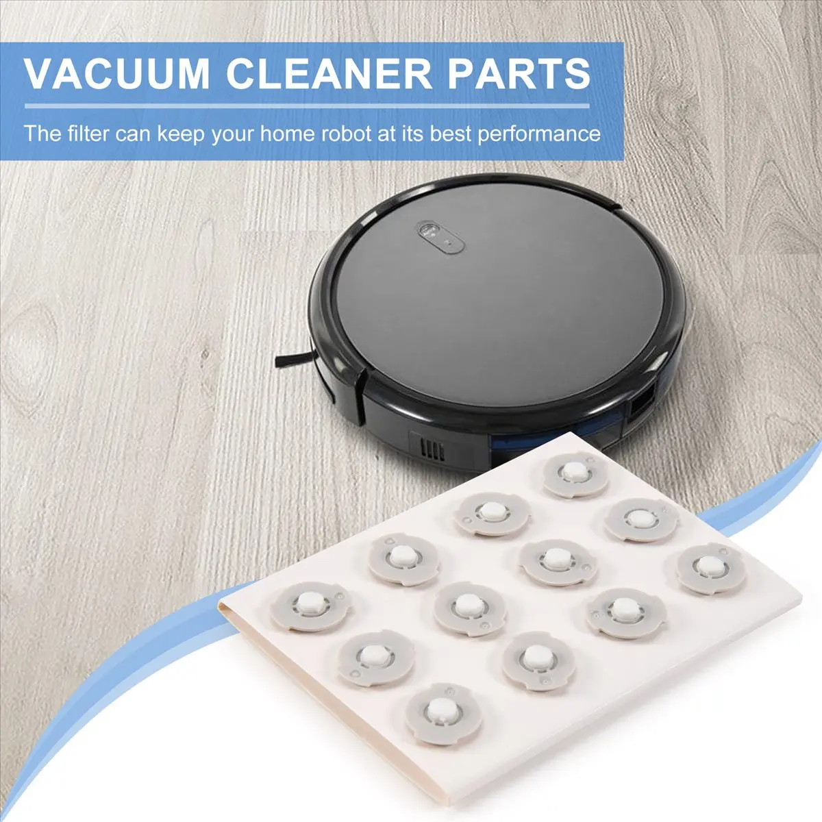24 Pcs/Lot For Robot S50 S51 Vacuum Cleaner Spare Parts Accessories Water Tank Filter