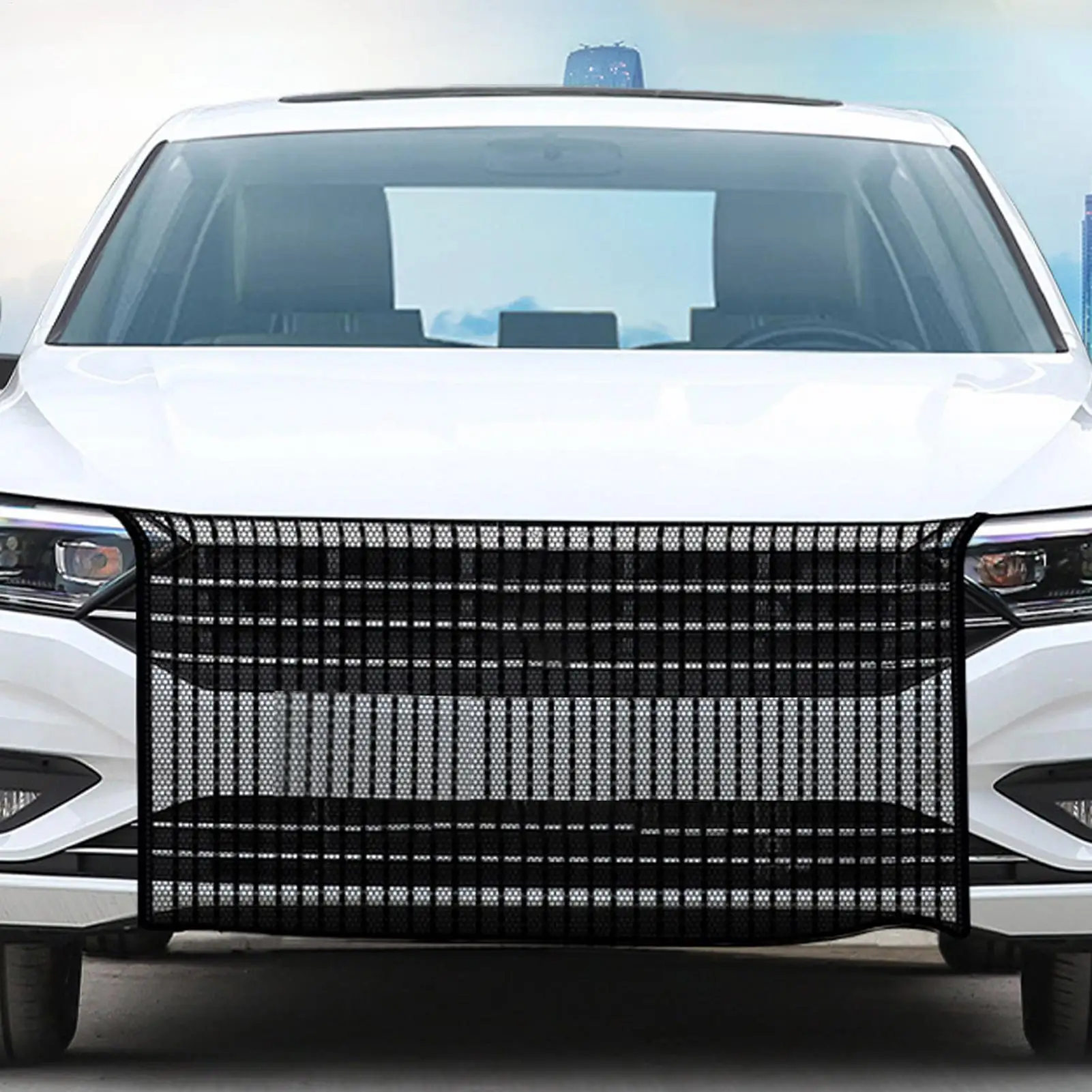 Car Grill Mesh Dustproof Car Engine Hood Net Car Styling Air Intake Racing Grilles Mesh for Preventing Stone Dirt leaves