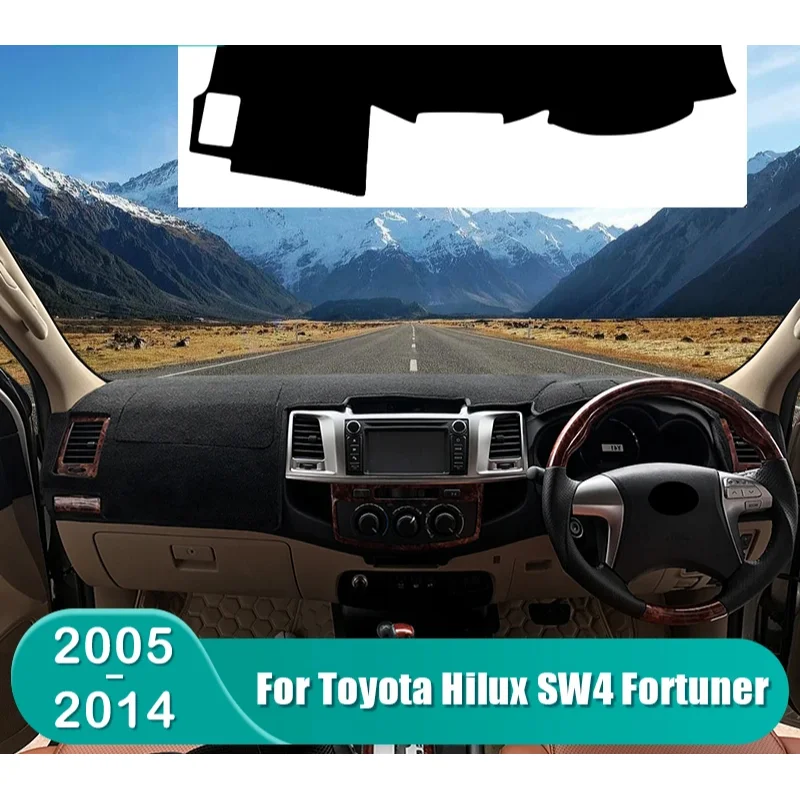 

Для Toyota Hilux SW4 Fortuner AN50 2005 2006 2007 2008 2009 2010 2011 2012 2013 2014 автомобильный солнцезащитный козырек на приборную панель аксессуары