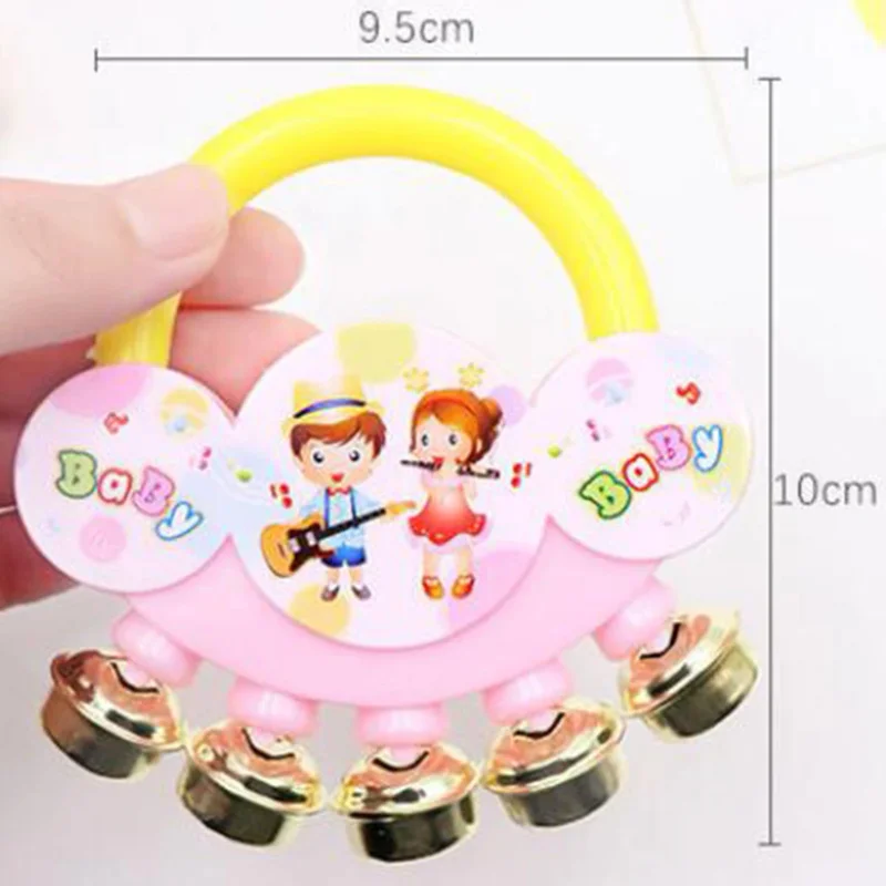 5 Stück Cartoon Baby Rassel Spielzeug Fünf-Finger-Handheld kleines Horn Musik instrument pädagogische kreative Spielzeug für Kinder Geschenke