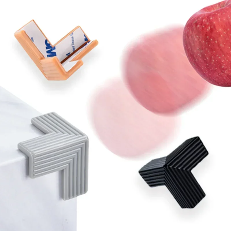 4pcs Baby safety corner protector Thickened Soft Silicon Furniture Cabinet Table Desk Edge Anticollision Guards Child Protection