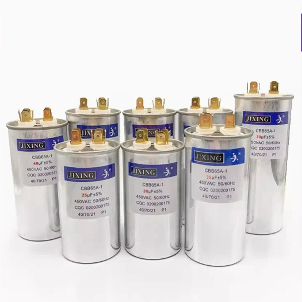 CBB65/450V air conditioning compressor starting capacitor explosion-proof 25UF30UF40UF35UF50UF60UF70