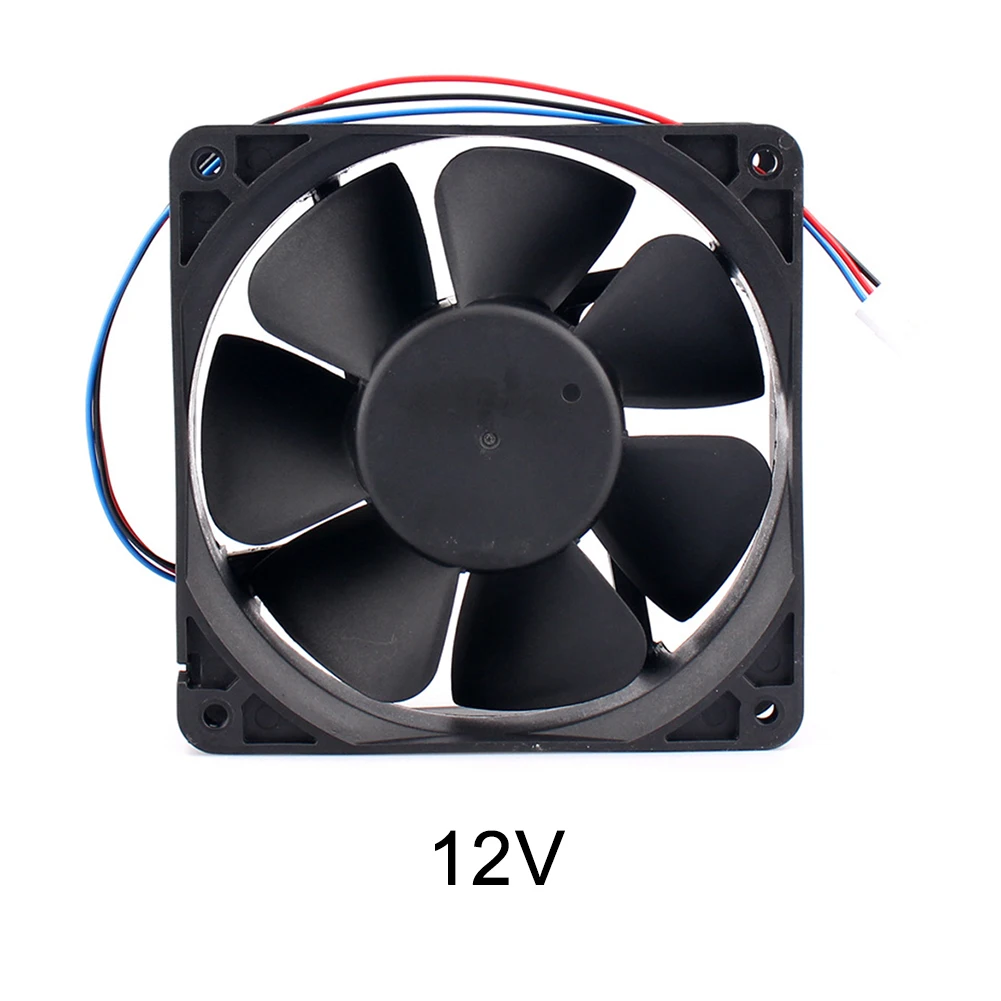 Industrial Cooling Fan Ball Bearing Cooling Fan 12cm For 1203812/24V Good Hardness And Extremely Lightweight Cooling Fan