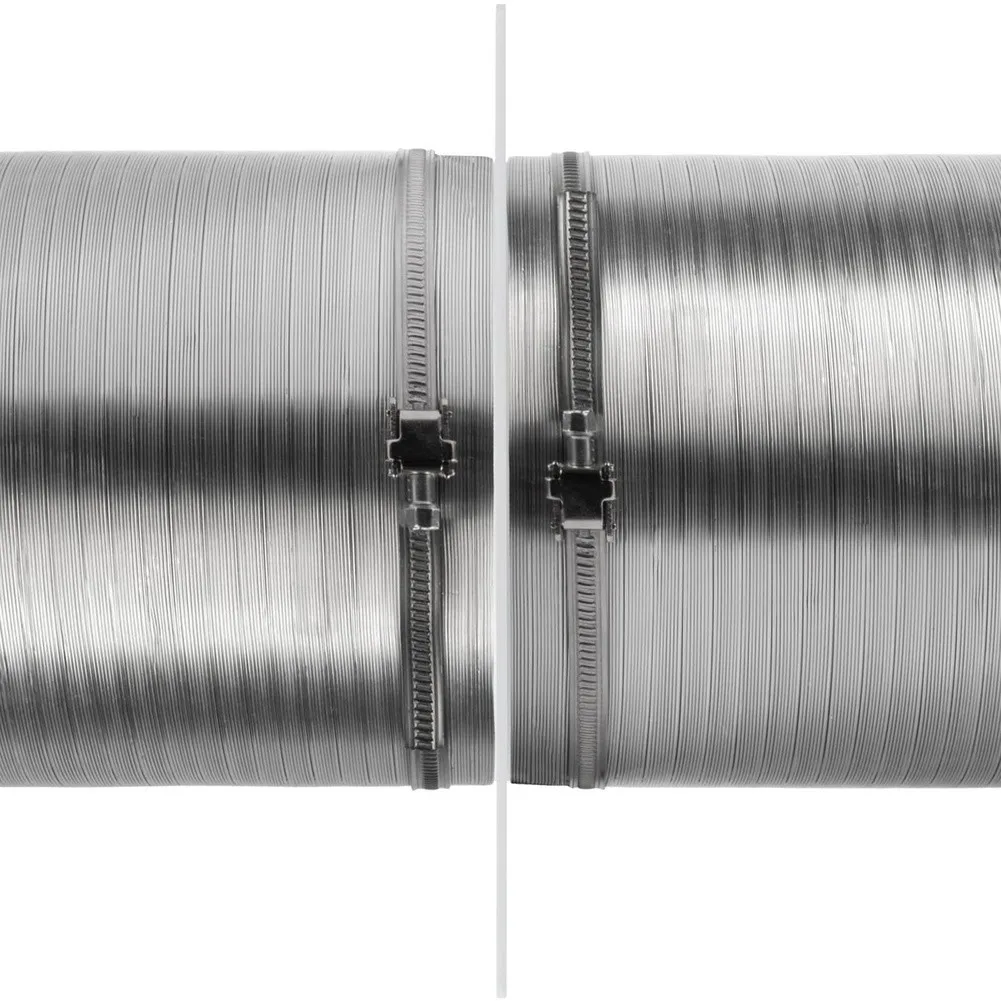 Louvered Ventilation Duct Flange with Gravity Baffles for 100mm 150mm Round Ducts Indoor Outdoor Airflow Control