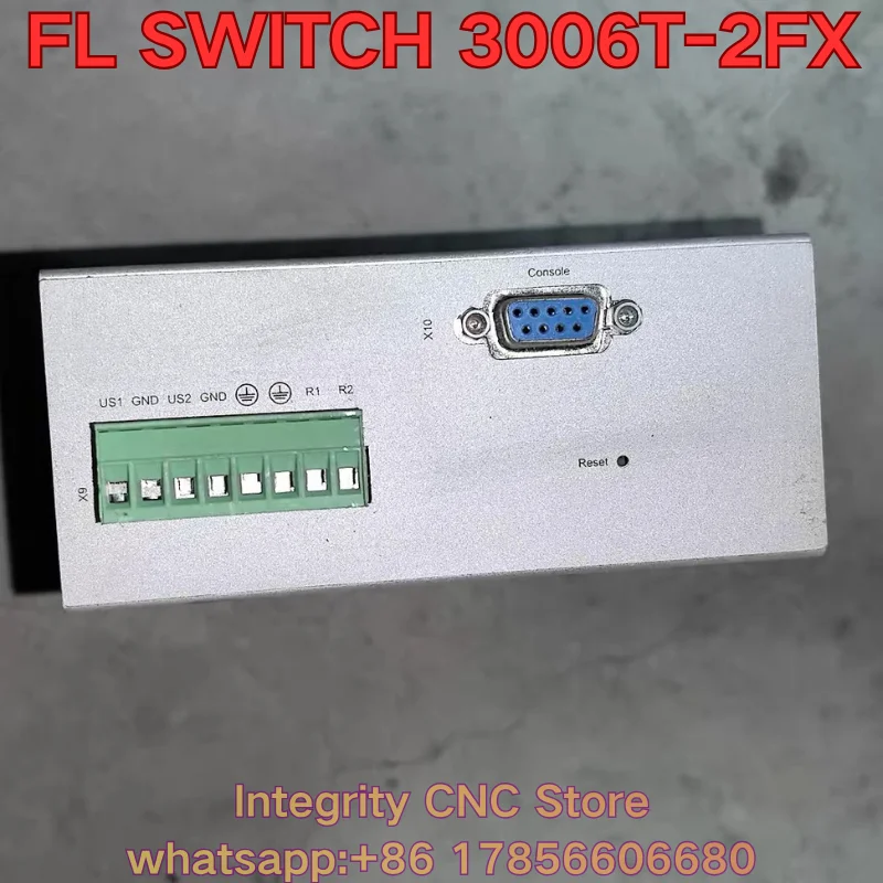 Second-hand FL SWITCH 3006T-2FX industrial switch function test is normal 2891036