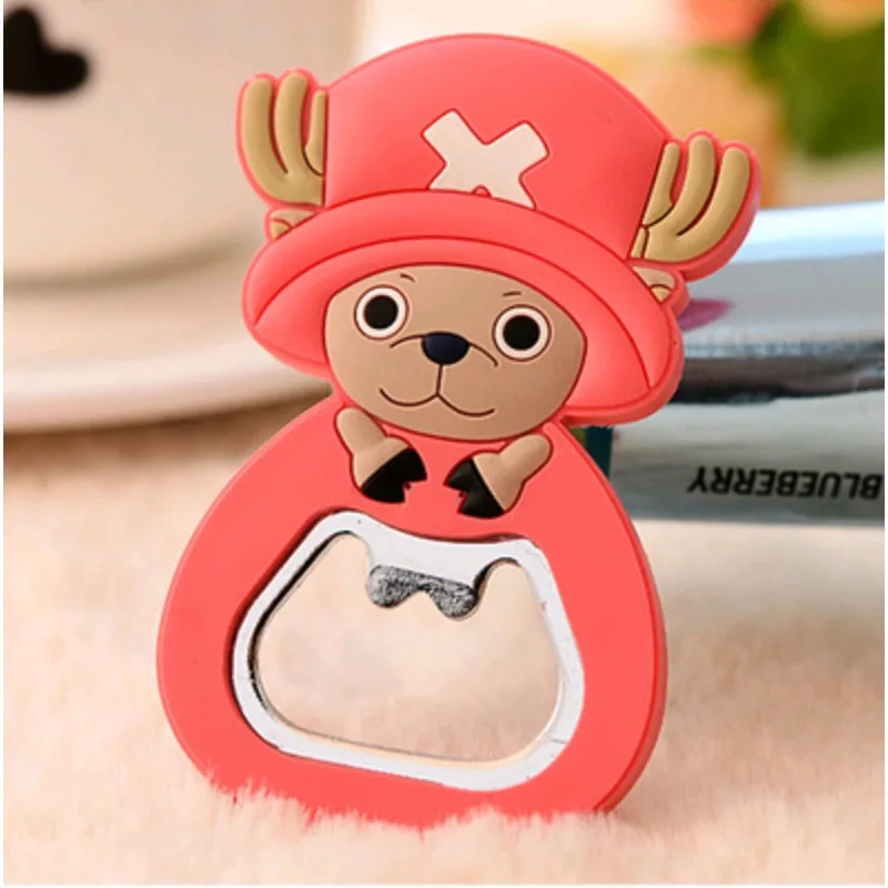 One Piece Portable Bottle Beer Bottle Opener Cartoon Anime Figure Tony Chopper Shape Party Supplies Kitchen Opener