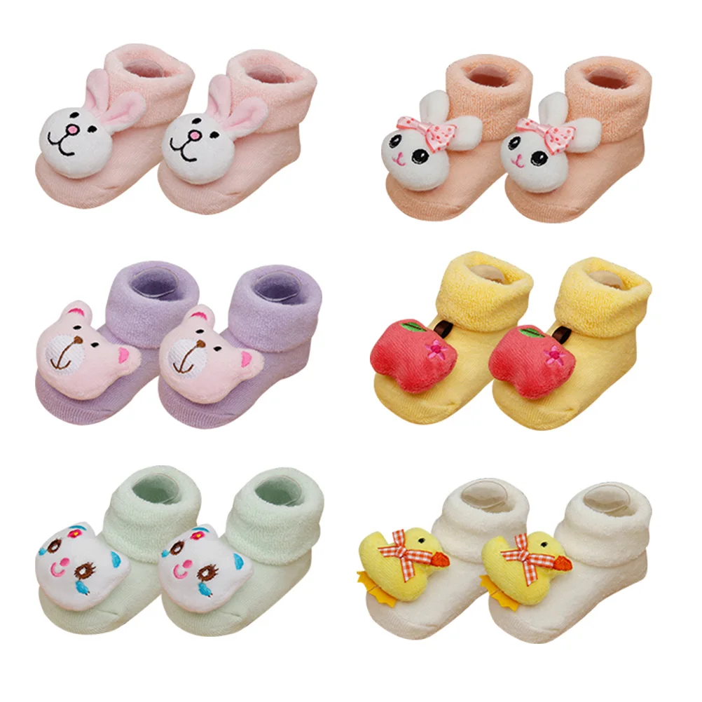 

Non Slip Floor Socks Baby Cotton Autumn Winter Thickening Children Girl Soft Durable Combed Cotton Skid Proof Material Toddler