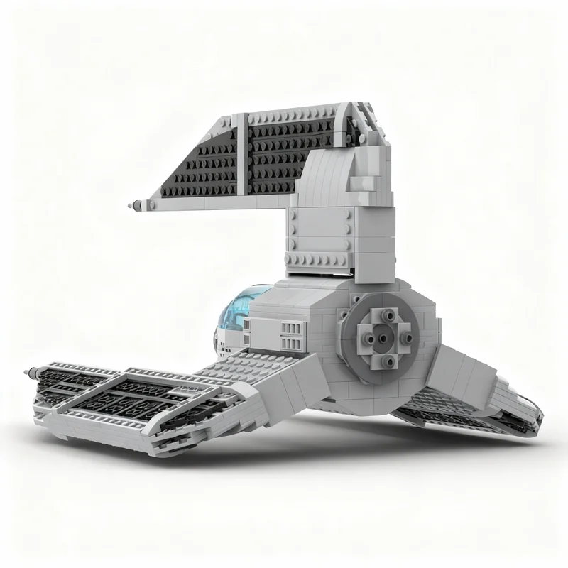 680pcs MOC Star Battle Seinar Fleet Systems TIE Ph Phantom Model Building Blocks Architecture Festival Gift Toys Brick